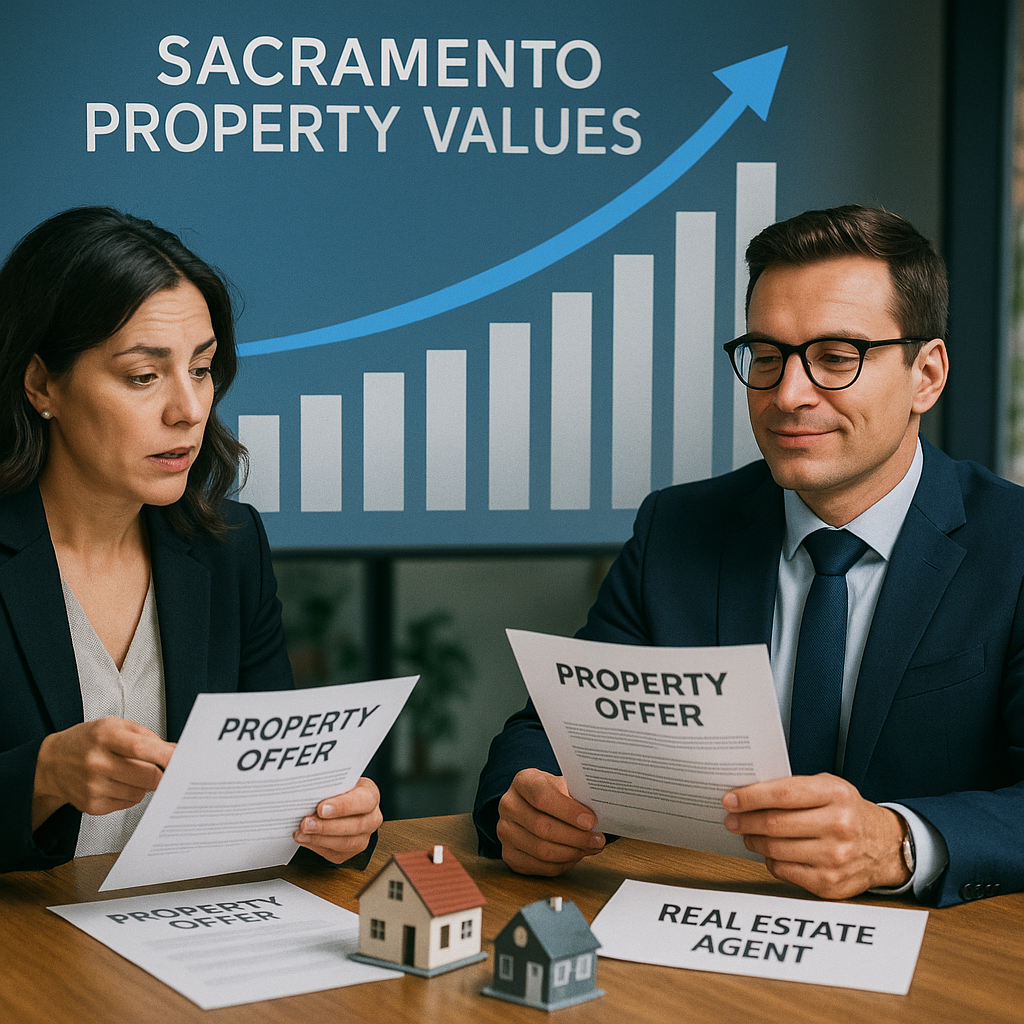 A confident investor reviews multiple property off