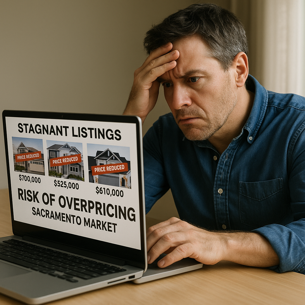 A frustrated property owner reviews stagnant marke