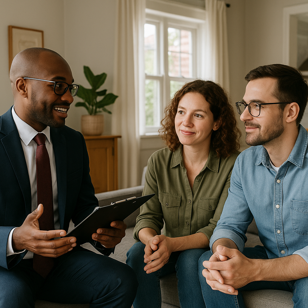 A professional property manager engaging in a clea