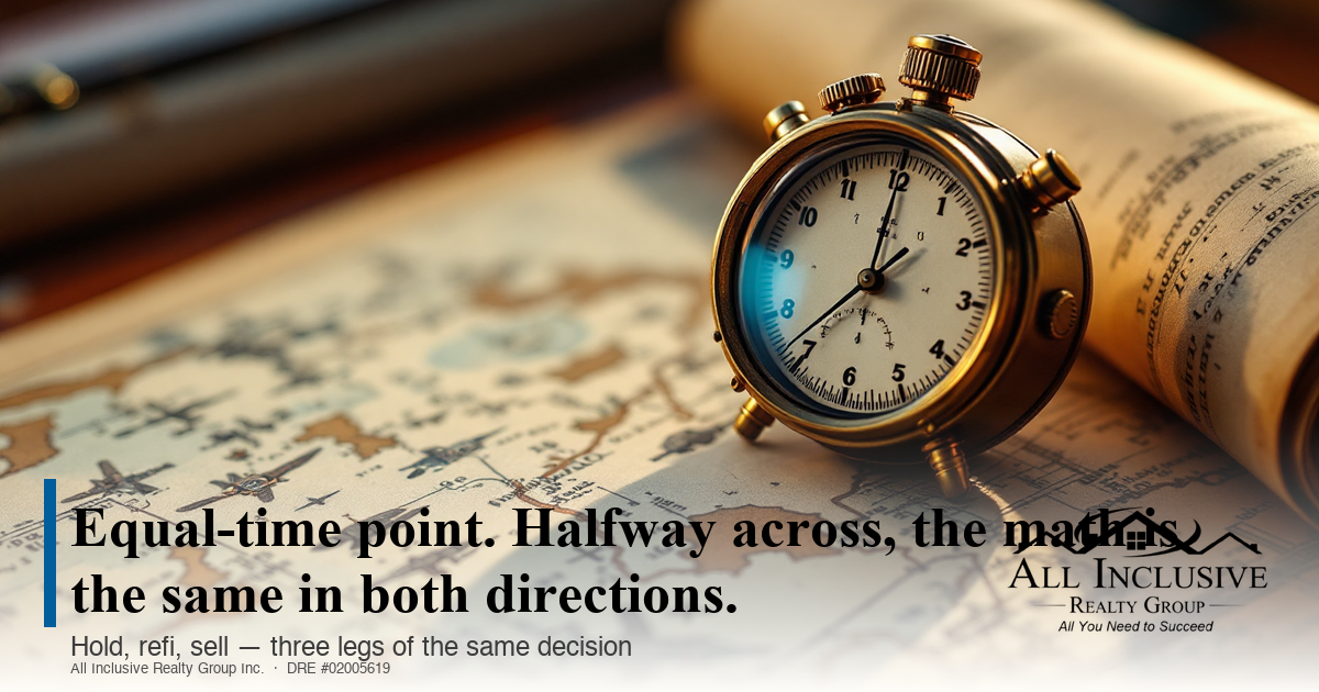 The Equal-Time Point in Your Portfolio: Why "Hold or Sell" Is the Wrong Question After Property Number Three